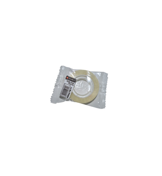 Cinta Adh. Transparente, 12 mm x 23 m, Polybag x 1 Und.